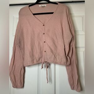 Blush pink long sleeve